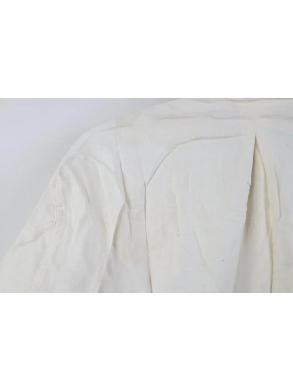 Deadstock 1950s Unissued German Military Mens 36 Hospital Grandpa Shirt